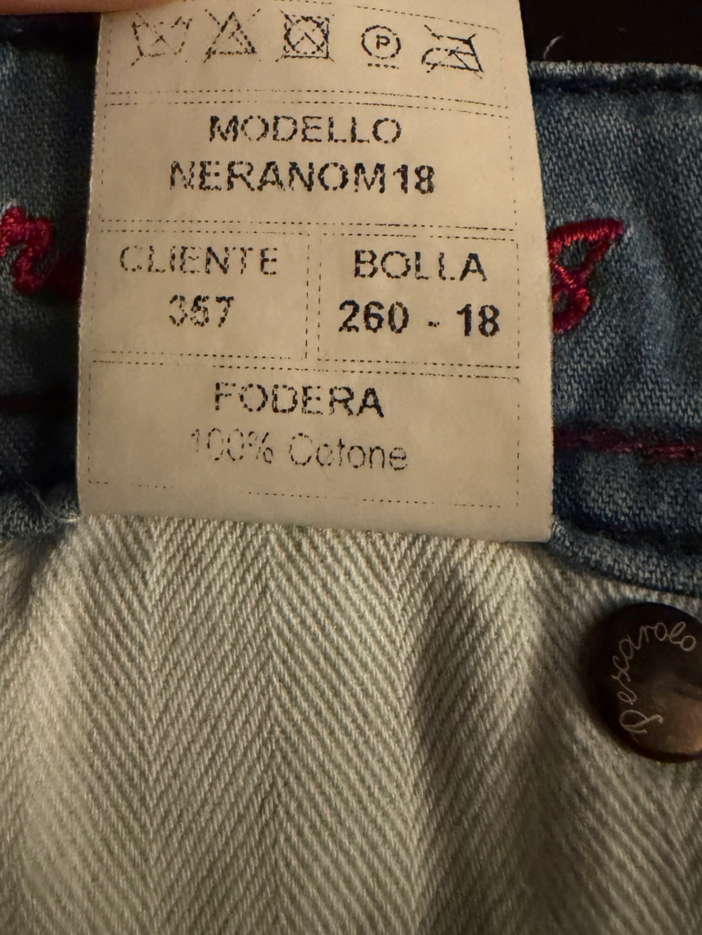 Men's Marco Pescarolo Lightweight Blue Relaxed Jeans W36 - Picture 14 of 14
